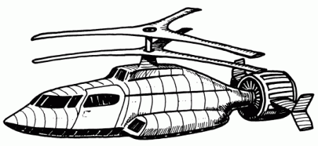 12 XH-75D o XH helicóptero antigravedad